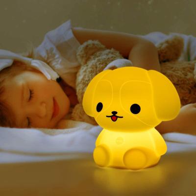 China Holiday Modern Time Multicolor Changing Pet Puppy Night Light Baby Stars Remote Control Porjector Rope Kit 3D Illusion Night Light for sale