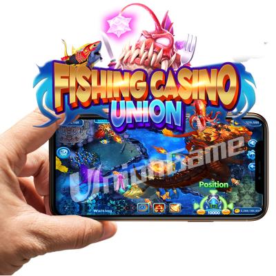 China Top Online Software App Union Game Vending Credit Deck Table Fish Mobile Virtual Fishing Game 63*42*40 cm for sale