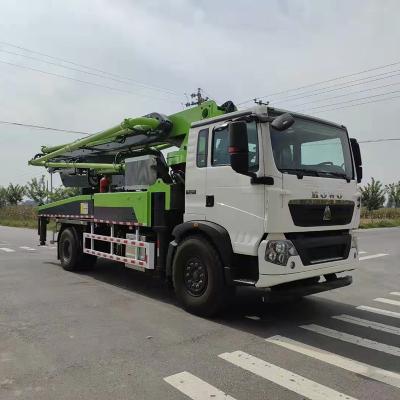 China High Efficiency Concrete Mixing Truck Mounted Boom Pump Truck HOWO/ISUZU Chassis 37m Pump Truck Price Low And High Quality On Sale for sale