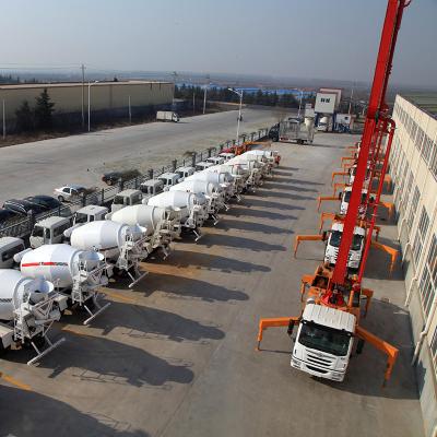 China High Efficiency used concrete pump truck mounted boom pump truck HOWO/ISUZU chassis 37m pump truck lower price and high quality on sale for sale