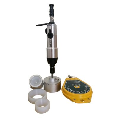 China Beverage Hand Held Plastic Screw Cap Pneumatic Capping Machine for sale