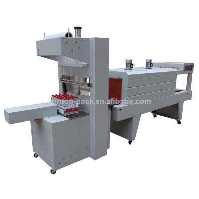 China Beverage 2 In 1 Semi Automatic Sleeve Film Shrink Wrapping Machine for sale