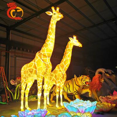 China High Quality Silk Lantern Animal Exhibition Lantern Exhibition For Festival for sale