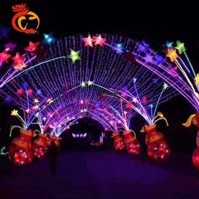 China Chinese New Year's Lantern Chinese New Year's Park Decoration Outdoor Lantern Demonstration for sale