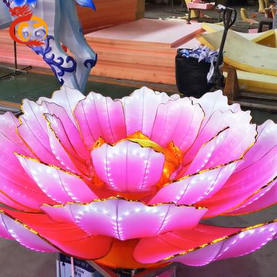 China Chinese Lanterns For Sale Traditional Led Silk Cloth Chinese Light Red Lanterns Outdoor Decoration for sale