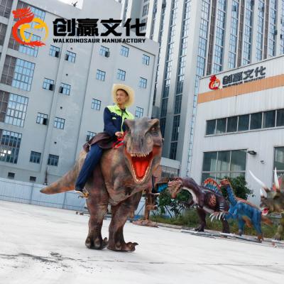 China Animatronic Adult Dinosaur Costume Christmas Dinosaur Ride Props Demonstration Props for sale