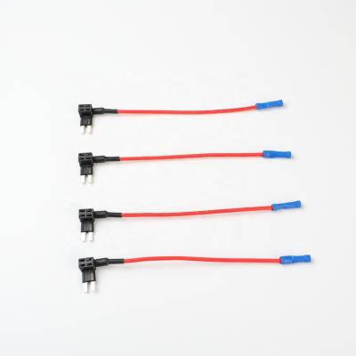 China OEM Small Car Blade Fuse 14-22AWG Wire Length MICRO2 Automotive Insert Blade Fuse Adapter Low Profile Auto Fuse for sale