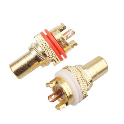 China Cable Binding Terminal Post Terminal RCA Plug Amplifier Speaker Female Connectors for sale