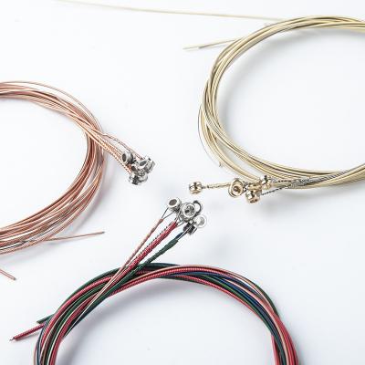 China GUITAR High Quality Wholesale Guitar Key Accessories Acoustic Spinning Bronze Coiled String for sale