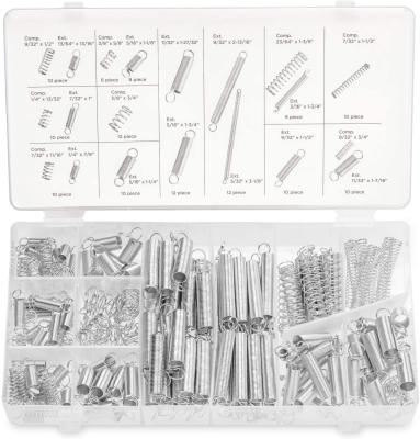 China Industrial Spring Assortment Set | 200 pieces | Compression and Extension Spring Kit | Galvanized steel for sale