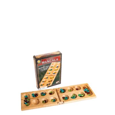 China Classic wooden Mancala - fun board game for friends and family - timeless strategy game for sale