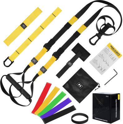 China Home Workouts Bodyweight Resistance Training Kit with Built-in Door Anchors and Extension Strap, Fitness Straps for sale