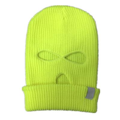 China breathable & Factory Wholesale Unisex 3 Hole Warm Winter Waterproof Knit Balaclava Ski Mask for sale