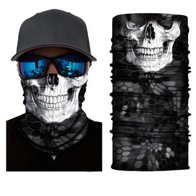 China Eco-Friendly Camouflage Multi-Function Tube Seamless Custom Skull Bandana for sale