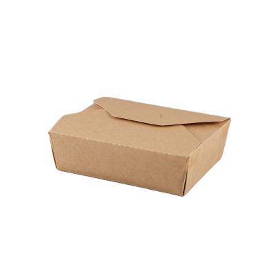 China Waterproof Fast Food Disposable Restaurant Grade Wrapping Paper Takeout Packing Box for sale