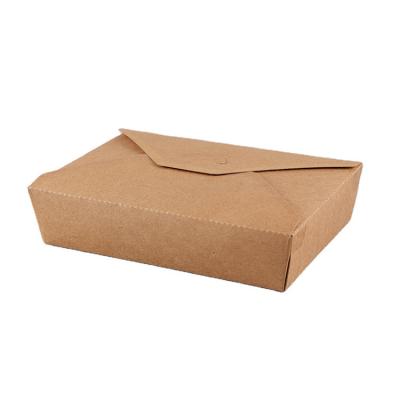 China Disposable Bento Paper Box Cake Box Takeaway Package Food Grade Packing Box Packaging for sale