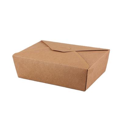 China Salad Disposable Wholesale Fruit Paper Packaging Food Packaging Takeout Box for sale