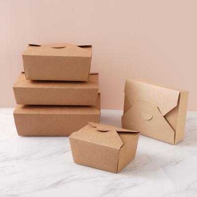 China Disposable Catering Paper Packing Box Disposable High-Grade Take-Out Packing Box Can Be Customized Size for sale