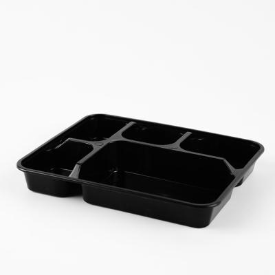 China Lunch Disposable Plastic Disposable Takeout Box Food Packaging Take Out Box for sale