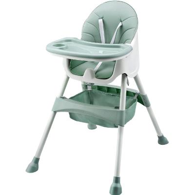 China Modern 2 in 1 Baby Space Non-slip Portable Dismountable Adjustable Leg Saver Cheap Feeding Chair High for sale