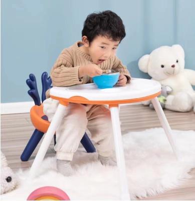 China Safety Study Folding Kindergarten Desk Children Furniture Study Tables Kids Bedroom Baby Study Table And Plastic Chair Set for sale