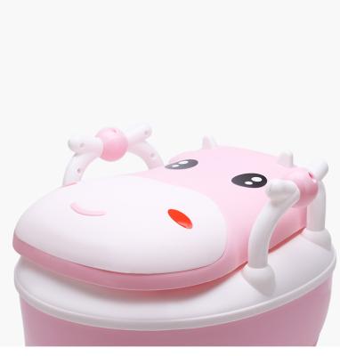 China Cute Style Soft Cushioned Easy Portable Kids Potty Seat Kids Boys And Girls Animal Shaped Potty Seat With Handles for sale