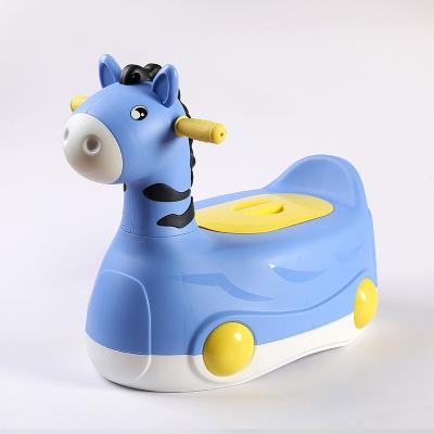 China Cute Style Kids Easy Potty Seat Kids Boys And Girls Animal Shaped Potty Seat With Portable Handles Wheels With Cover Potty for sale