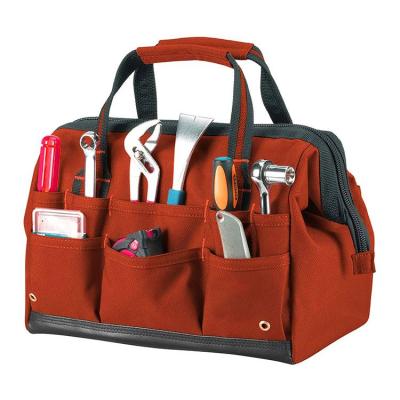 China Factory Made BSCI Yiwu FOB OEM Garden Electricians Tool Storage Bag Organizer Packing Heavy Duty Tool Bag EWTLB41 for sale