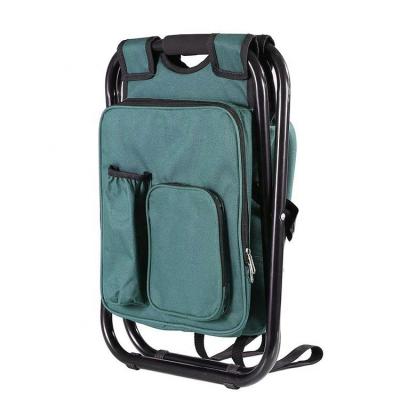 China UNIVERSAL bespoke working backpack fishing saddles with bag backpack with steel pipe foldable chair FOB Shanghai for sale