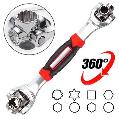 China Multifunctional Carbon Steel Magic 48 in1 Tiger Wrench Socket with 360 Degree Rotating Head, Universal Furniture Car Repair Wrench Tool for sale