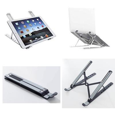 China (Size)Olding Portable Plastic Adjustable PC Stand Laptop Stand Foldable Stand for sale