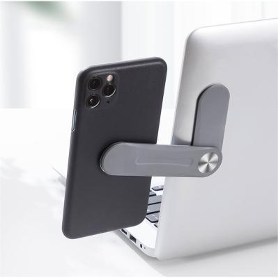 China Magnetic Laptop Side Use Laptop Side Display Computer Phone Holder Extender Bracket Dual Monitor Phone Holder for sale