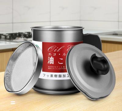 China Stainless Grease Container with Good Mesh Strainer Cooking Oil Storage Can - Oil Pot for Cooking Oil, Wholesale, Cooking Oil, Cooking Grease for sale