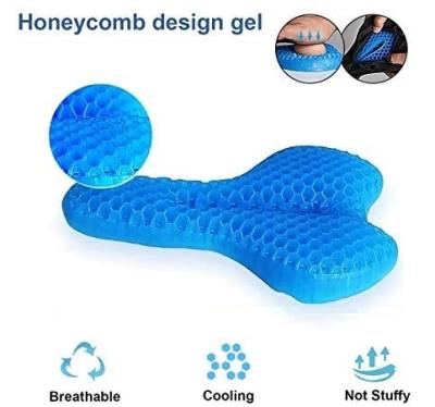 China Soft 2021 Honeycomb Design Bicycle Saddle Protector Padded Bike Cushion Bicycle Gel Pad by Soft Breathable Cool Gels for sale