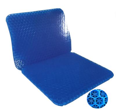 China 2021 PORTABLE new design 2 in 1 lumbar pillow and foldable back support gel cushion for sale