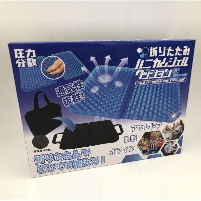 China Strong Support PORTABLE Portable Folding Egg Gel Cushion Honeycomb Cooling Pad for sale