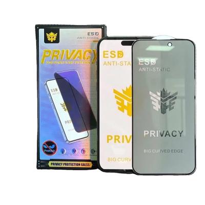 China Cell Phone Privacy Screen Protector for Samsung s21 ultra privacy screen protector for iphone xs for sale