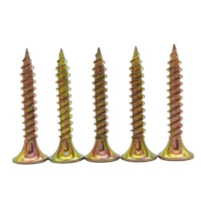 China Bugle Yellow Zinc Plated Drywall Screws Gypsum Screws Carton Steel C1022A for sale