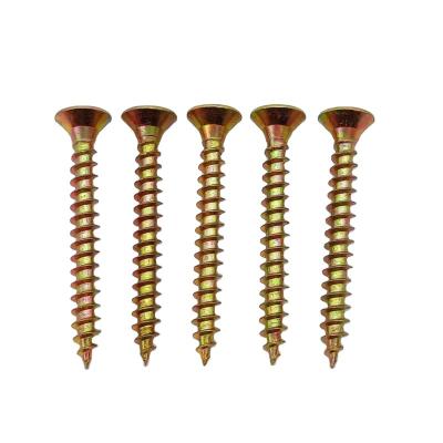 China Flat OEM Customized DIN7505 Chipboard Screw MDF Screw Double Countersunk for sale