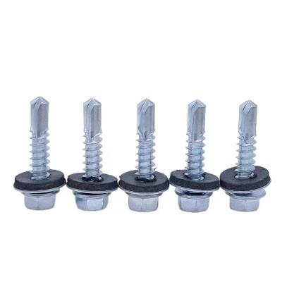 China HEX Wholesale Building Roofing Screw Galvanized Hex Head Self Drilling Screw for sale