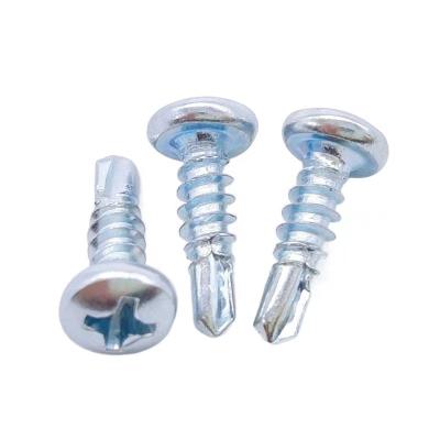 China Flat Fasteners Pan Head Furniture Metal Screws Self Drilling Screw Phillip Drive for sale