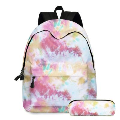 China No Manufacturer New China Anime Young Mochilas Student Cute Kids Children Backpacks Tie Dye School Bags Set For Teenagers Boys Girls for sale