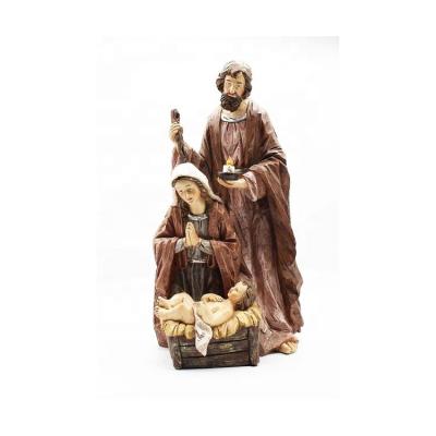 China Europe Sculpture Hand-made Resin Religious Statue Fiberglass Baby Jesus Statue For Church Decor MOQ 1 Set for sale