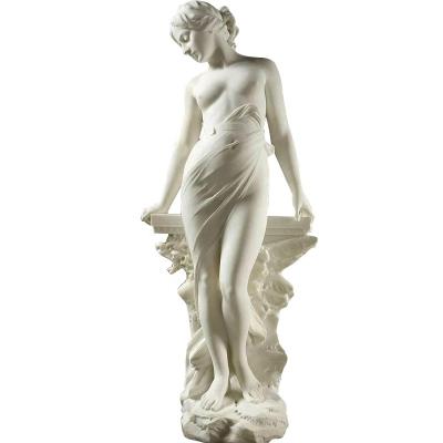 China Europe Hand-made Resin Lady Statue Life-size Nude Lady Statue For Indoor Outdoor Decor for sale