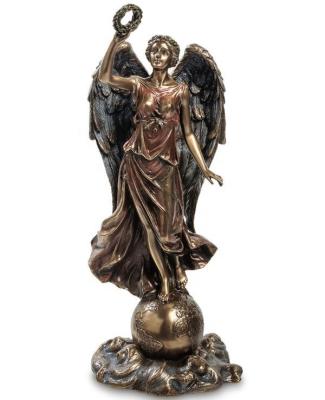 China Religious Foundry OEM Life-size Bronze Statue Lifelike Angel Statues For Outdoor Decor MOQ 1pc for sale