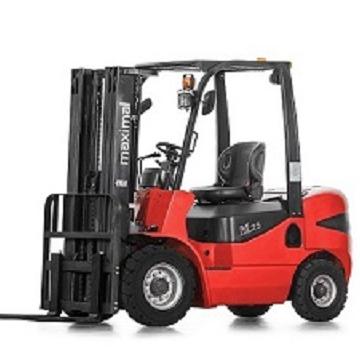 China Wheel Loader Diesel Lifter Equipment Warehouse Handling Equipment Hotels 2.5ton Load Capacity Forklift Rough Terrain for sale