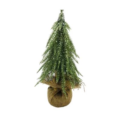 China Hot-selling EPS PVC Artificial Window Desktop Decoration Ornaments Mini Christmas Tree for sale