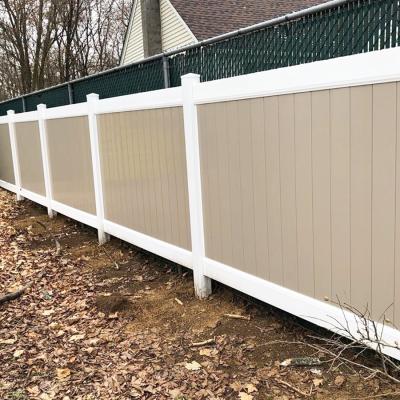 China Easily Assembled 6ftx8ft White Hot Sale Cheap Plastic Vinyl PVC Privacy Fence For Home And Garden for sale