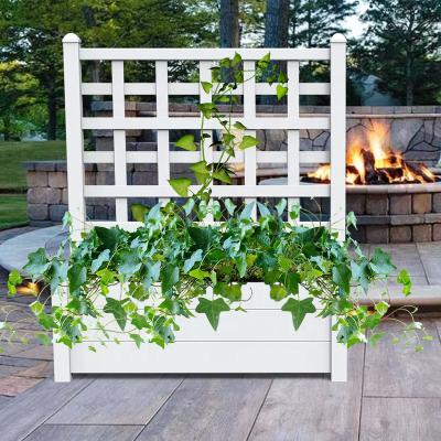 China CLASSIC garden trellis with planter box, plant garden trellis for sale