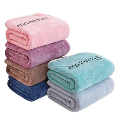 China QUICK DRY 100% bath towel 400gsm cotton 75*140cm hotel towel ambroidery bath towels custom design for women for sale